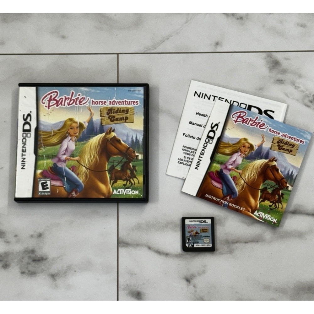 Barbie Horse Adventures Riding Camp (Nintendo DS, 2008) COMPLETE